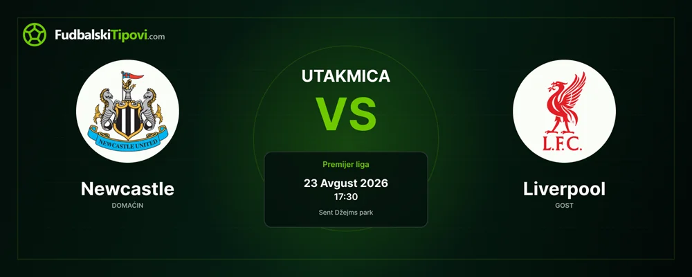 Prognoza za utakmicu Newcastle – Liverpool